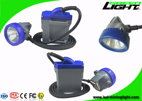 6,6 Ah Akumulatorowa lampa górnicza LED Przewodowa elektryczna lampa na czapkę IP68 Wodoodporna