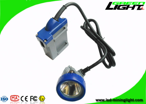 6,6 Ah Akumulatorowa lampa górnicza LED Przewodowa elektryczna lampa na czapkę IP68 Wodoodporna