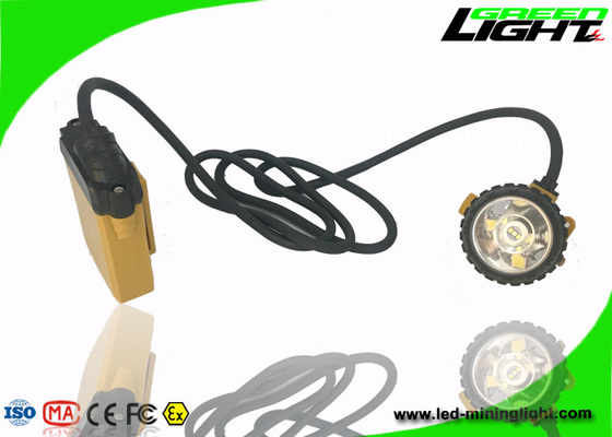 25000lux Brightness Miners Helmet Light IP68 Anti Explosive 1200 cykli baterii