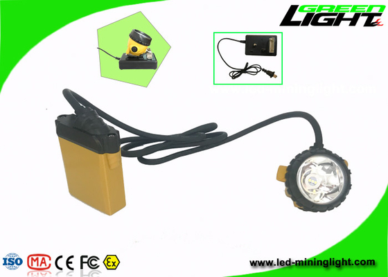 25000lux Brightness Miners Helmet Light IP68 Anti Explosive 1200 cykli baterii