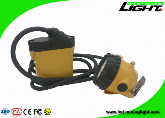 25000lux Brightness Miners Helmet Light IP68 Anti Explosive 1200 cykli baterii