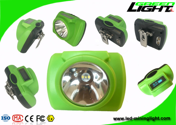 Safety Underground LED Miners Cap Lamp Jedno główne światło Dwa dodatkowe światła 13000lux