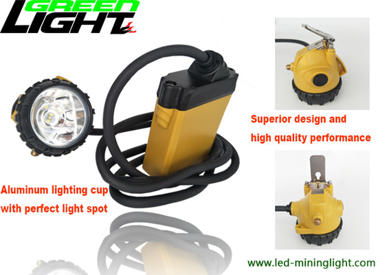 25000lux High Brightness Mining Cap Lights 10.4Ah Bateria SAMSUNG z kablem zapobiegającym rozciągnięciu