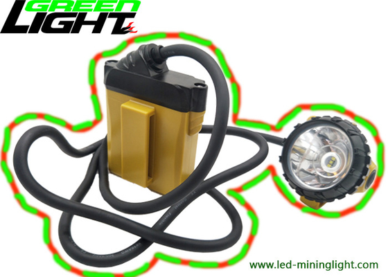 25000lux High Brightness Mining Cap Lights 10.4Ah Bateria SAMSUNG z kablem zapobiegającym rozciągnięciu
