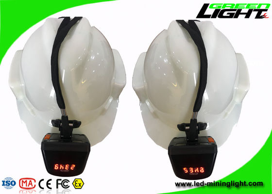 Bezpieczeństwo IP68 LED Mining Light 8000lux Jasność 5,7Ah Akumulator 1000 cykli Certyfikat CE