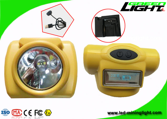 Trwałe górnicze lampy do kasków, lampa z materiału PC Oszczędność energii w kopalni