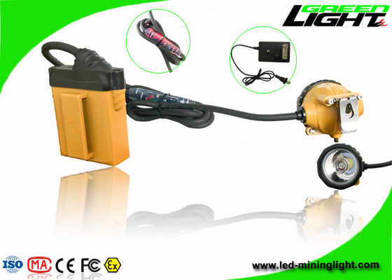 IP68 Wodoodporny kask górniczy Led Lights 3,7V 25000lux Jasność 1200 cykli baterii