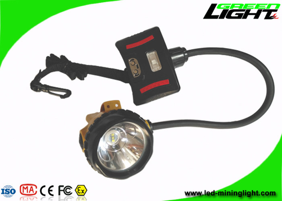392g Lekka półprzewodnikowa lampa nasadkowa IP68 Wodoodporny reflektor górniczy LED 15000Lux 1.7W Światła drogowe Odporne na płomienie
