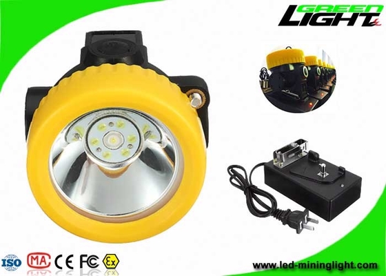 IP68 5000lux ABS Materiał Ledowy reflektor górniczy 2,2 Ah Bateria z 15-godzinnym czasem świecenia