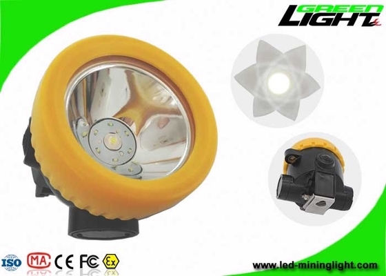 IP68 5000lux ABS Materiał Ledowy reflektor górniczy 2,2 Ah Bateria z 15-godzinnym czasem świecenia