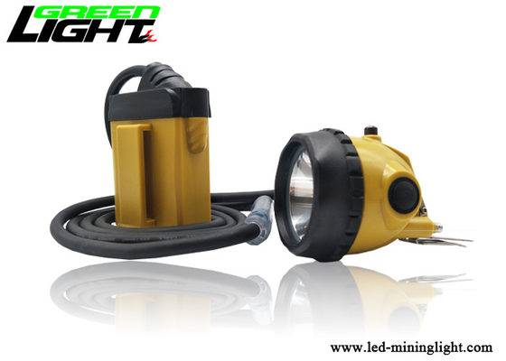 Lampa górnicza LED High Beam, 25000lux Coal Miners Reflektor 10.4Ah Bateria z niskim światłem ostrzegawczym