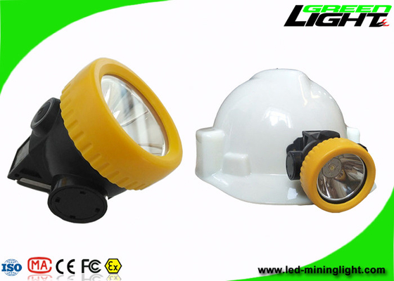 ABS Material Mining Cap Lights 2,2 Ah Pojemność baterii 5000 luksów 1 rok gwarancji