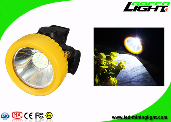 ABS Material Mining Cap Lights 2,2 Ah Pojemność baterii 5000 luksów 1 rok gwarancji