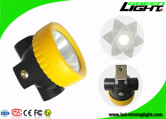 ABS Material Mining Cap Lights 2,2 Ah Pojemność baterii 5000 luksów 1 rok gwarancji