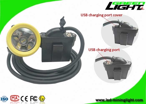 10000lux Underground Coal Mining Cap Lights Kabel ładujący USB z funkcją SOS