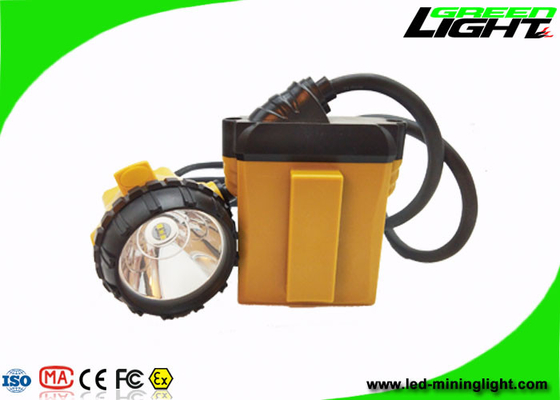 Aluminiowa lampa na czapkę górników, czołówka w kasku IP68 LED 10,4Ah Bateria SAMSUNG