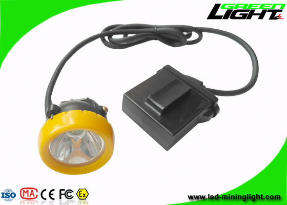 Anti Explosive Led Miners Cap Lamp Jasność 10000lux z funkcją ostrzegania o niskim poborze mocy