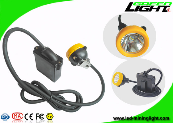 10000lux Brightness Mining Cap Lights Bezpieczeństwo IP68 z funkcją ostrzegania o niskiej mocy