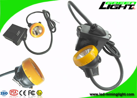 10000lux Brightness Mining Cap Lights Bezpieczeństwo IP68 z funkcją ostrzegania o niskiej mocy