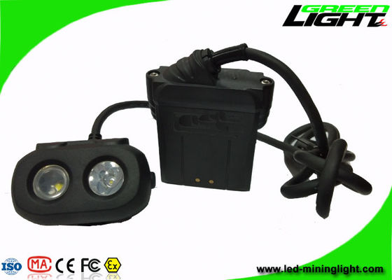 Akumulatorowa lampa OLED Led Miners Cap 15000lux Wodoodporna podwójna wiązka Funkcjonalna