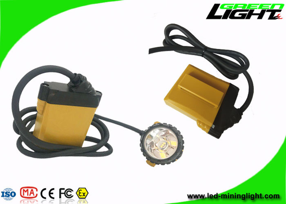 High Beam Węgiel światła górnicze Akumulator 10,4 Ah 25000lux IP68 Materiał PC