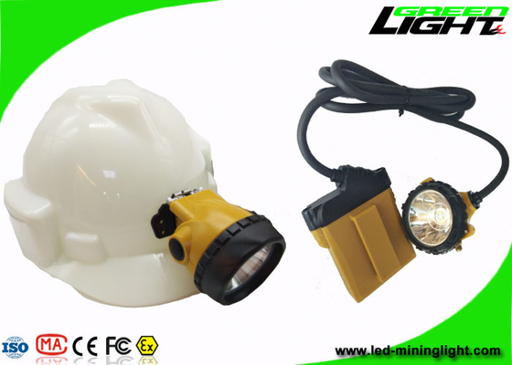 High Beam Węgiel światła górnicze Akumulator 10,4 Ah 25000lux IP68 Materiał PC