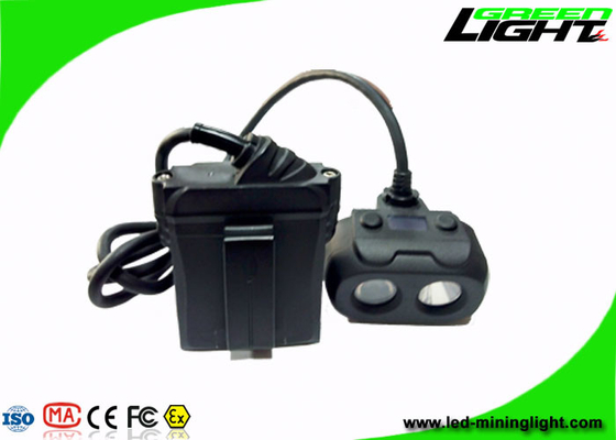 Super Light 150000lux Mining Cap Lights Podwójny Beam Coal Miner Hard Hat Ekran OLED