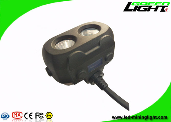 Super Light 150000lux Mining Cap Lights Podwójny Beam Coal Miner Hard Hat Ekran OLED