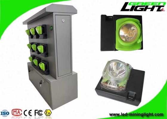 Dwustronne ładowarki do akumulatorowych lamp górniczych 18 jednostek do serii GLC-6
