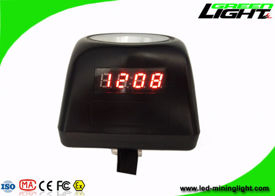 IP68 Mały rozmiar Cyfrowe światła górnicze 8000lux 30/70 stopni Klip PC Korpus lampy