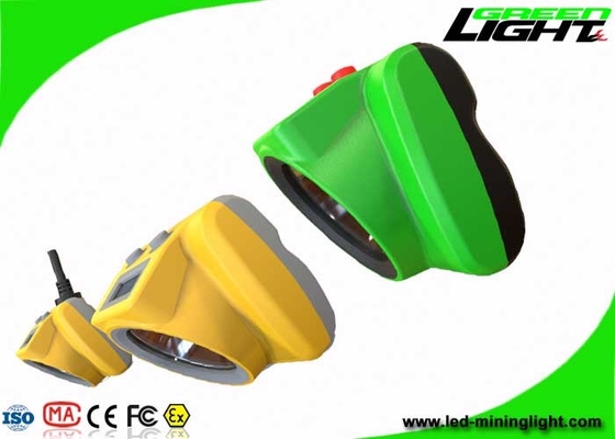 IP68 Akumulator Led Hard Hat Light 25000lux ABS PC Materiał z systemem śledzenia