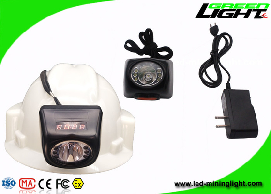 Mała lampa LED górników 8000LUX Jasność 221lum z cyfrowym ekranem