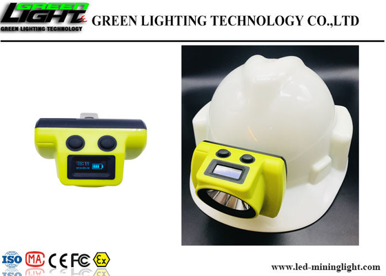 Hard Hats LED Miners Cap Lamp IP68 6,8 Ah Pojemność baterii z ekranem OLED