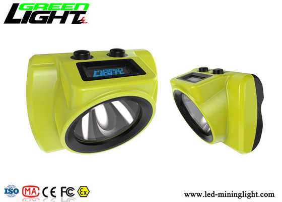 18000lux 385lum Cordless Led Miners Cap Lampa ze szkła hartowanego Przepuszczalność soczewki 99%