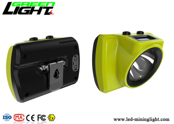 18000lux 385lum Cordless Led Miners Cap Lampa ze szkła hartowanego Przepuszczalność soczewki 99%