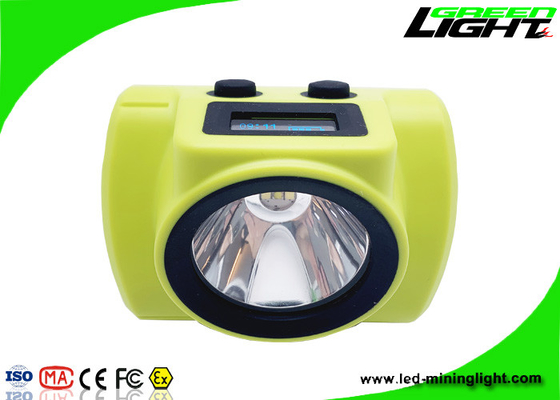 IP68 Wodoodporny górniczy kask z diodami LED z silikonowym przyciskiem do formowania