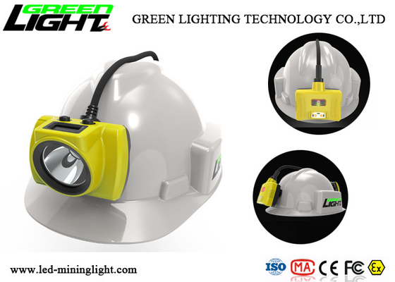 18000lux Underground Mining Cap Lamps 15 godzin czasu pracy z wyświetlaczem