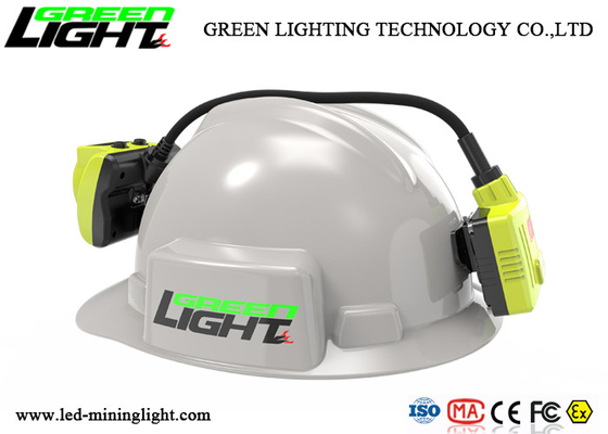 18000lux Underground Mining Cap Lamps 15 godzin czasu pracy z wyświetlaczem