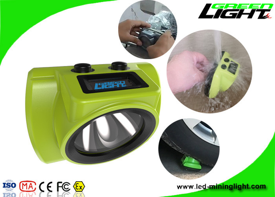 Oled Screen Led Reflektor Górnictwo Hard Hat Światła Bateria litowa 6,8 Ah 18000lux