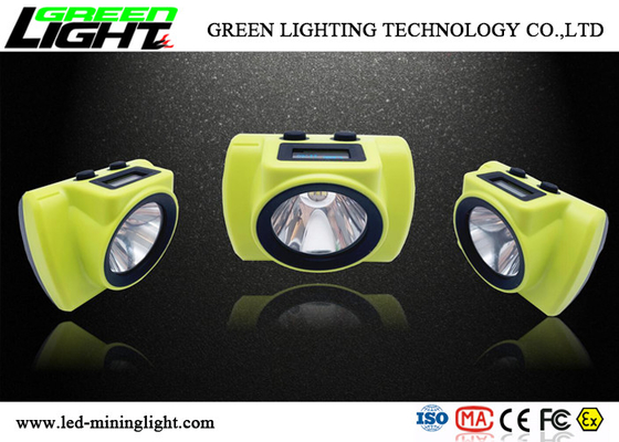 385lum CREE LED Miners Cap Lamp ABS Materiał 6800mA Pojemność baterii Wysoka jasność