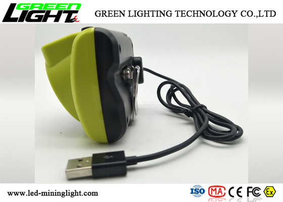 385lum CREE LED Miners Cap Lamp ABS Materiał 6800mA Pojemność baterii Wysoka jasność