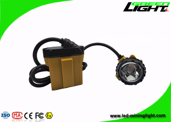 Ip68 Cordless LED Miners Cap Lamp Super Bright Akumulatorowy aluminiowy kubek materiałowy