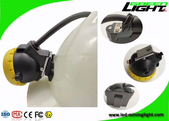 Oświetlenie przemysłowe Lampa LED Miners Czapka 10000 luksów 7,8 Ah Bateria z silikonową nasadką