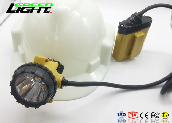Aluminiowa lampa do hełmu górników węgla kamiennego 25000 luksów Luminous Długa żywotność baterii