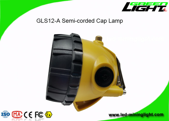 15000lux LED Cordless Mining Cap Lights 1,7 W z funkcją ostrzegania o niskim poborze mocy