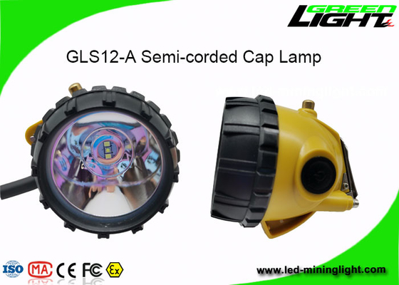 15000lux LED Cordless Mining Cap Lights 1,7 W z funkcją ostrzegania o niskim poborze mocy