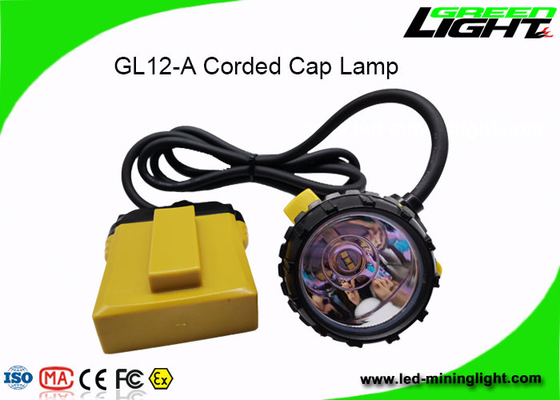 Wysokowydajna lampa LED górników Czapka 25000lux Jasność 1200 cykli baterii