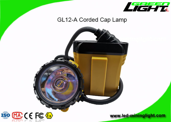 Wysokowydajna lampa LED górników Czapka 25000lux Jasność 1200 cykli baterii