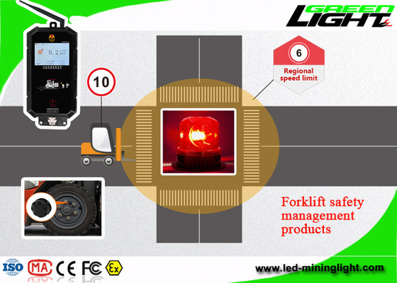 Bezpieczeństwo pojazdów wózków widłowych Lampa UWB ABS LED górników