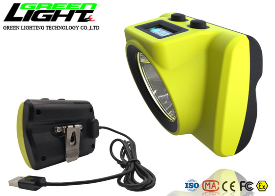 Wodoodporna IPX8 18000lux 385LUM 6800mAh lampa nasadkowa dla górników
